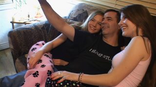 Slutty Stepdaughter Swallows Stepdad’s Birthday Cum